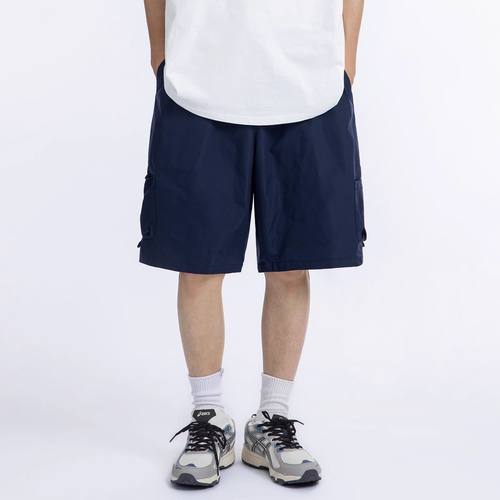 夏季日系直筒宽松大口袋短裤男CityBoy工装五分裤潮