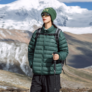 90白鸭绒羽绒内胆 户外轻薄保暖纯色立领羽绒服男 冬季 新款