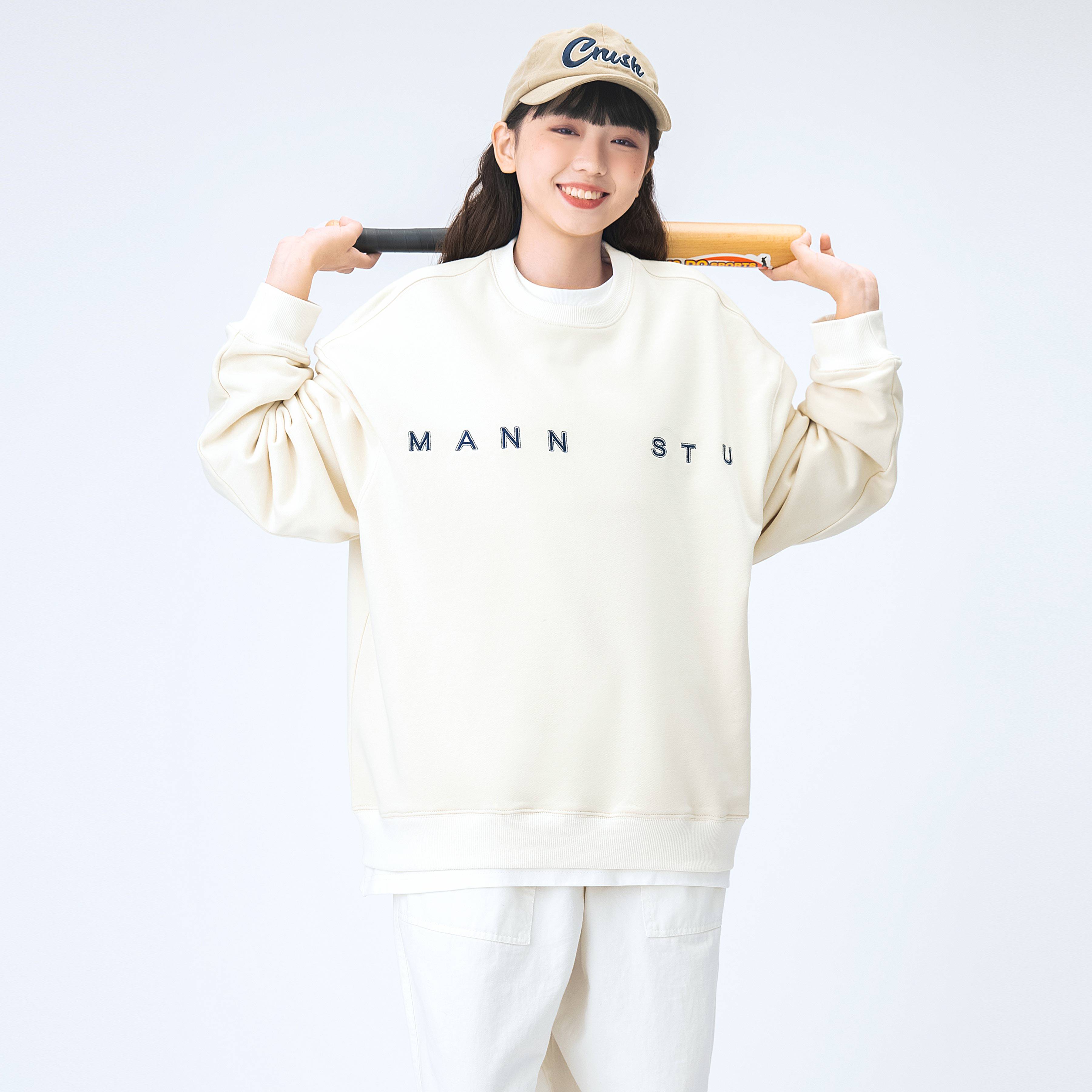 日系休闲宽松潮流复古情侣款印花圆领卫衣,男装,卫衣,淘宝优惠券,粉丝福利购,淘宝优惠卷