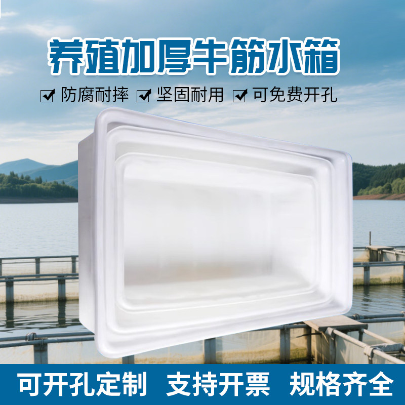 大号塑料水箱方箱养鱼箱养龟周转箱熟胶牛筋浅盆长方形养殖储水槽,家庭/个人清洁工具,水桶,淘宝优惠券,粉丝福利购,淘宝优惠卷