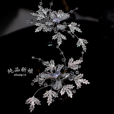 边夹头饰日韩式婚礼配饰品