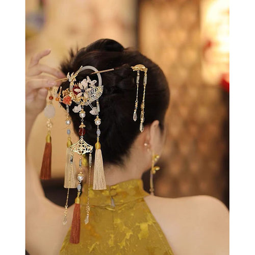 头饰合金民族风秀禾婚礼配饰