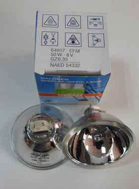 OSRAM欧司朗64607 EFM 8V50W GZ6.35 MK3酶标仪卤素灯泡NAED54332