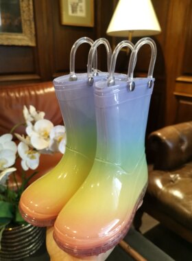 出口单儿童轻便防滑雨靴春秋