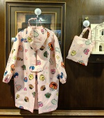 日系速干轻薄儿童雨衣男女幼儿园防水亲子长款 拉链雨披小学生书包