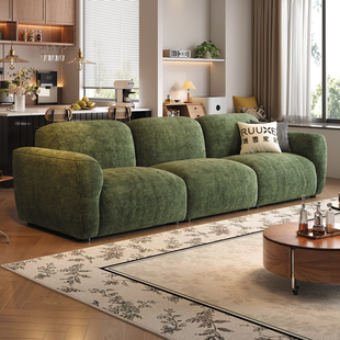 瑞雪格兰德沙发雪尼尔布艺沙发客厅大小户型可调节靠背沙发