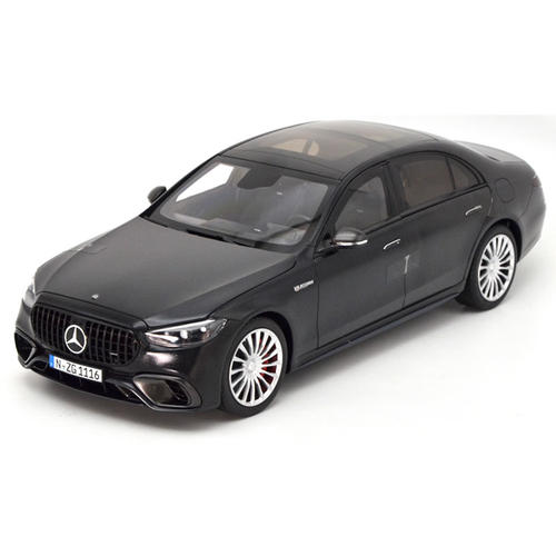 NZG 1:18 BENZ 磨砂黑 奔驰 AMG S63合金全开静态汽车模型
