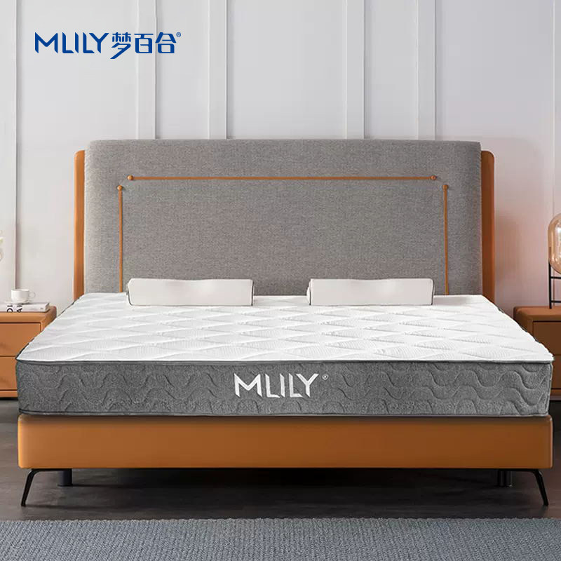 梦百合静梦零压床垫记忆棉0压慢回弹护脊独立袋装弹簧厚垫20cm