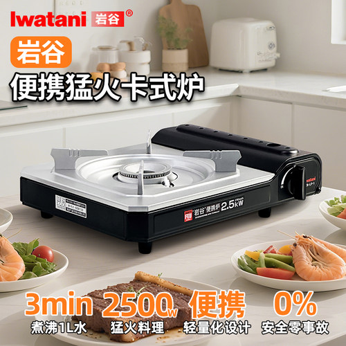 新款岩谷卡式炉户外炉具ZB-LP-1