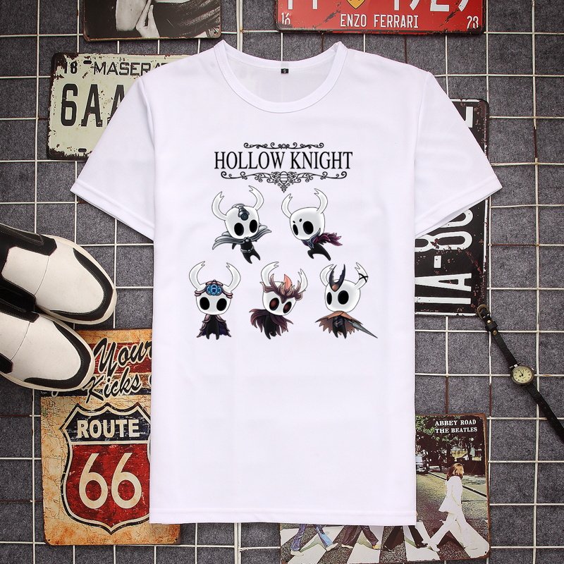 二次元cos游戏周边hollow knight空洞骑士联名衣服夏季男生潮半袖
