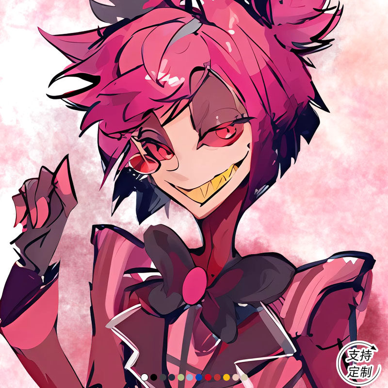 美漫地狱客栈阿拉斯托t恤欧美ins暗黑系短袖纯棉衣服学生休闲衣服