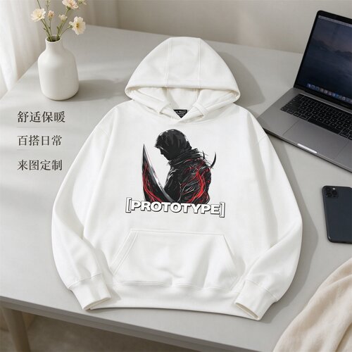 加绒柔顺亲肤保暖圆领卫衣
