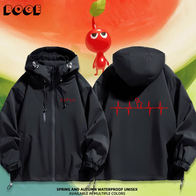 连帽秋冬新款宽松防风冲锋衣