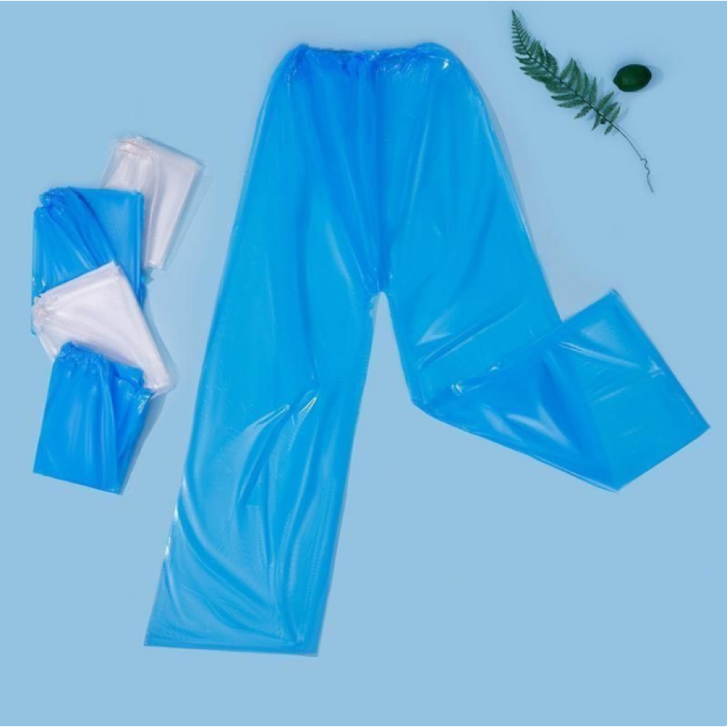 防雨裤一次性雨裤耐用长款加厚户外便携式雨衣漂流男女防水裤骑车