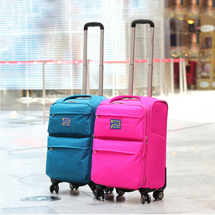 王子坊帆布拉杆箱24寸牛津布登机箱20寸密码箱男大容量行李箱28女