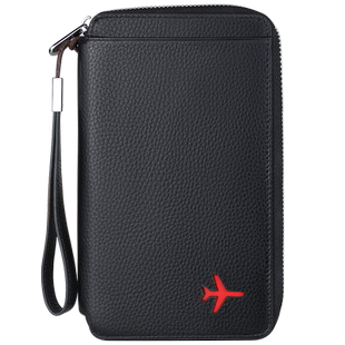 护照夹护照包真皮男士护照本保护套钱包一体证件收纳包女便携卡包