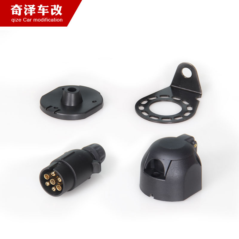 欧规式拖车房车半挂车插头7芯塑料接线插座 7P拖车信号连接器配件|msdalam kategori kereta/artikel/Fitting/Refit, bahagian-bahagian auto, Bumper - dari Buy2taobao.com untuk memberikan perkhidmatan ejen Taobao profesional membeli