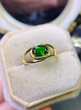 女s925银镀金时尚百搭简约戒托