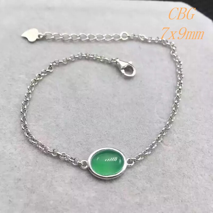 diy翡翠宝石水晶玛瑙手链