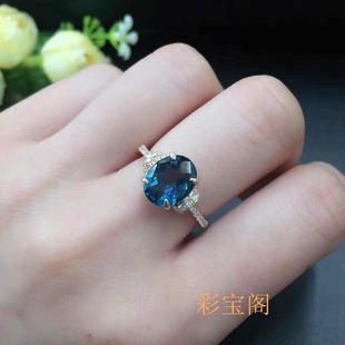 925纯银戒指空托 时尚精美女戒银托 椭圆8x10mm DIY手工 定制