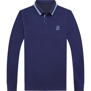 BCGOLF男款长袖翻领体恤衫男式上衣服装春秋