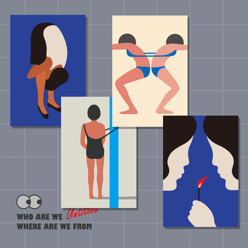 北欧风格莫兰迪卡片墙面装饰小众文艺简洁拍照道具室内艺术小海报