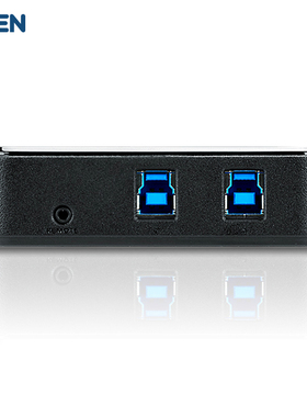 ATEN 宏正 2口USB 3.0周边装置切换器 2台电脑共享4台USB周边装置 US234