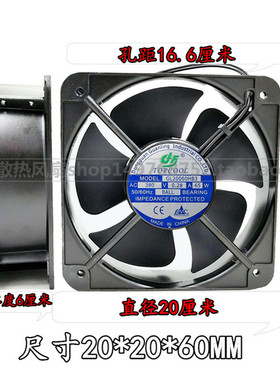 原装TOPCOOL GL22060HB3/HB2 220V/380V 65W 20060正方形散热风机