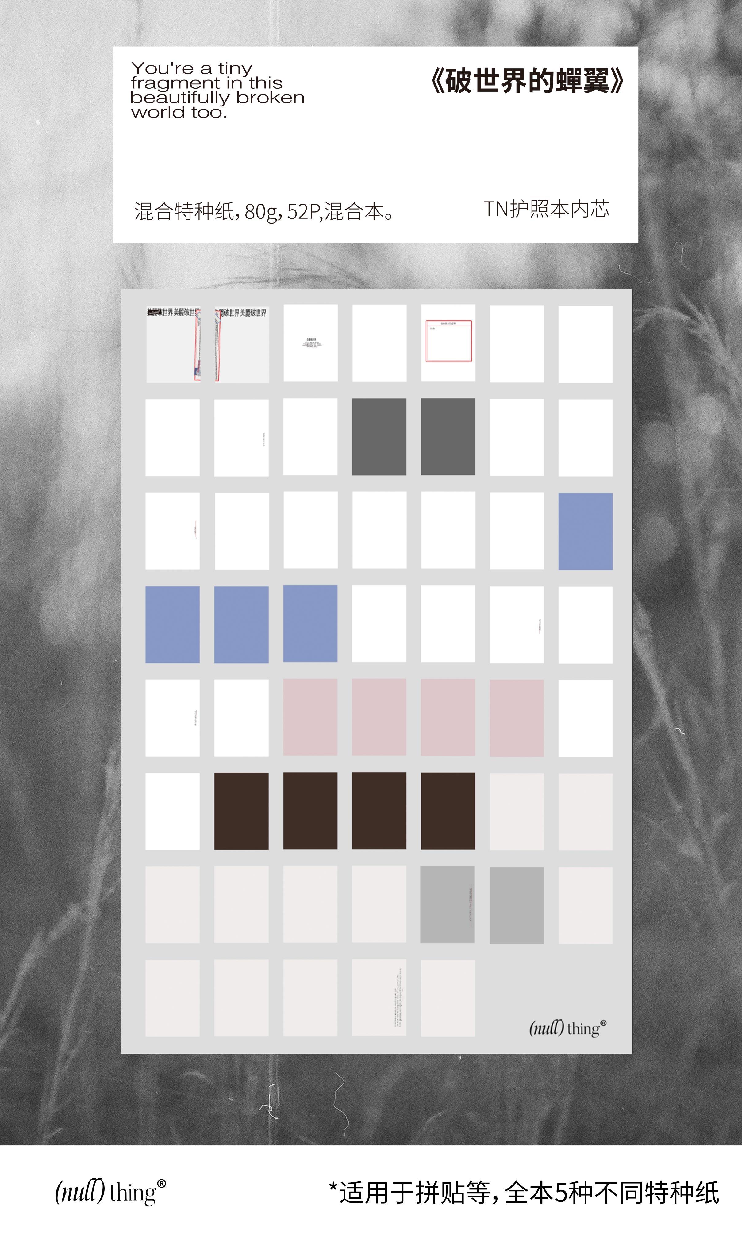 thumbnail for nullthing breaks the world TN passport inner core creative inner page 4 different styles