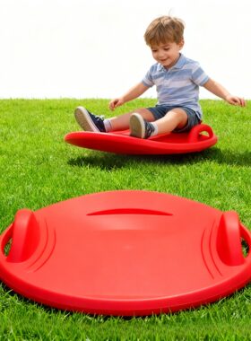 加厚滑草板滑雪板儿童滑沙车