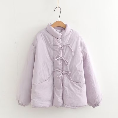 宽松小众甜美保暖棉衣外套女冬季