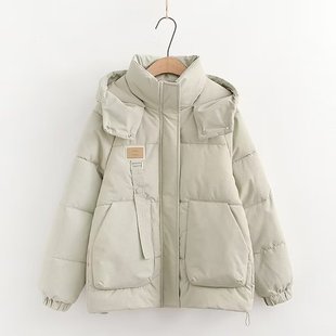 羽绒棉服少女冬装2025新款加厚棉袄初中高中学生小个子棉衣外套13