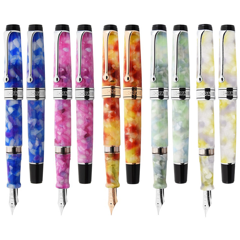 直邮意大利Aurora奥罗拉Optima万花筒 钢笔18K赛璐珞 墨水笔 限量