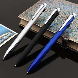 金属笔杆油性笔 多功能复合笔3色圆珠笔 日本三菱SXE3 3000