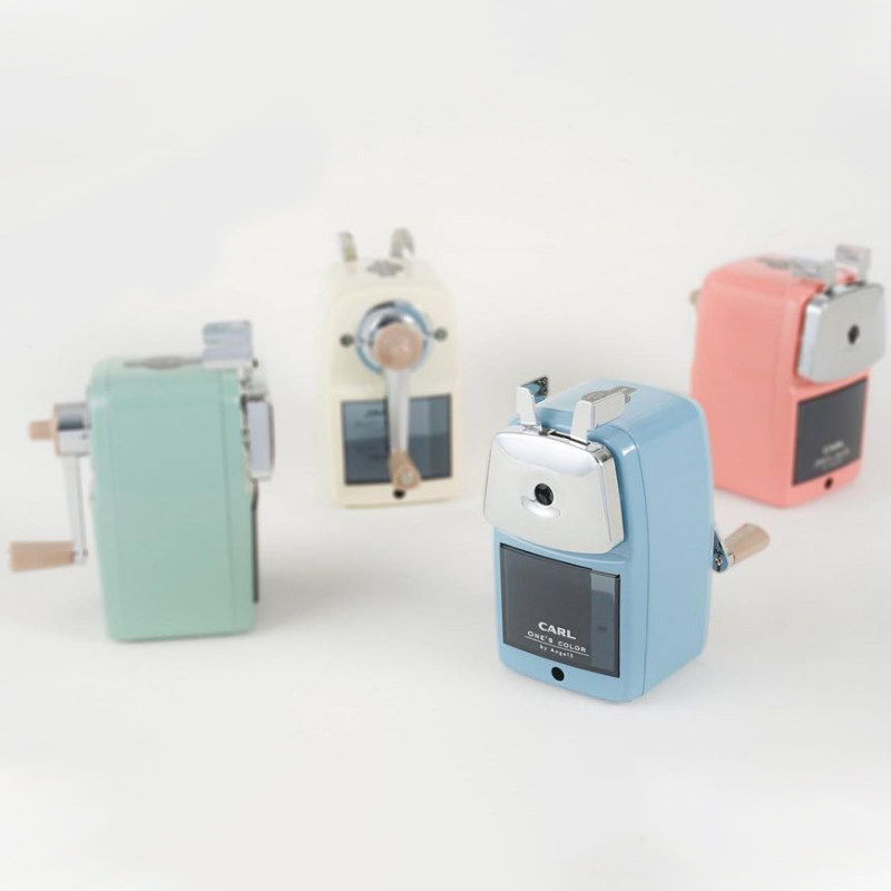 Carl咖路削笔器天使手摇两档