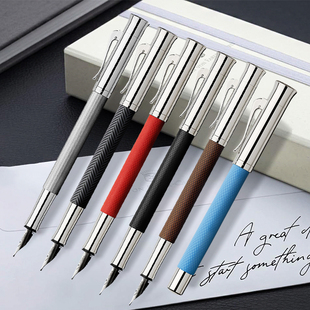 直邮德国辉柏嘉Faber-Castell 伯爵图纹系列钢笔 墨水笔18k笔尖