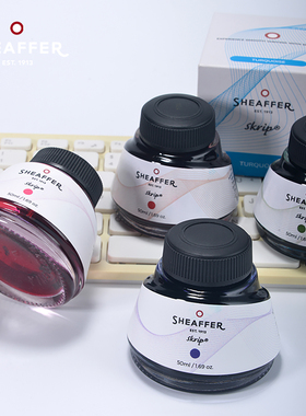 sheaffer犀飞利 Skrip钢笔墨水 染料彩色墨水 大容量50ml 非碳素
