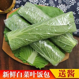 东北新鲜大白菜叶白菜叶东北白菜叶打饭包菜叶打菜包饭包白菜叶子