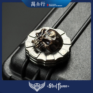 万全行 美国 steel flame 新款勇士大骷髅 加厚EDC挑战币 收藏款