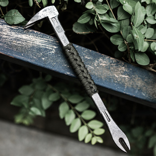 稀有收藏款 老工具战术撬棍 车载户外起钉撬棍