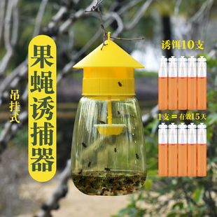 果食蝇诱捕器果园菜地柑橘瓜果实蝇针蜂果实蝇引诱剂含捕抓器诱剂