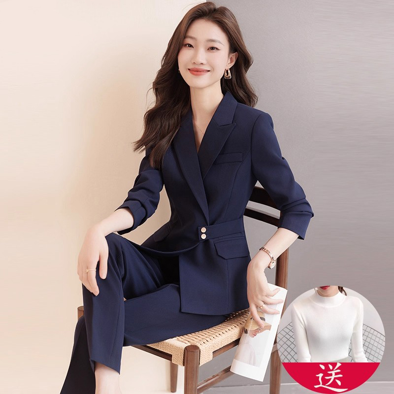 高级感西装套装女正装春秋2025新款职业气质女神范工作服西服外套