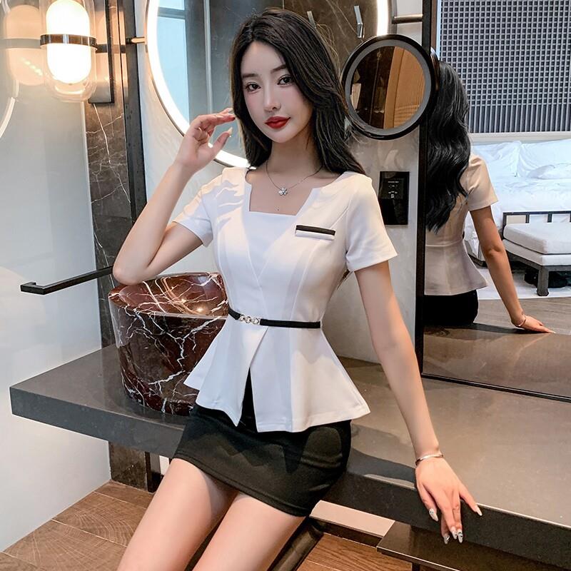 酒店制服性感足浴足疗技师衣服气质套装洗浴桑拿养生师spa工作服