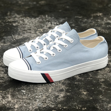 日单Prokeds低帮灰蓝色帆布鞋bboy街舞男bgirl女鞋休闲运动滑板鞋