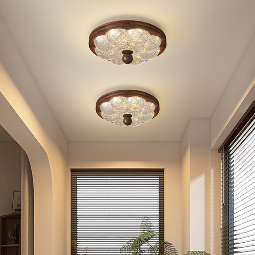 中古风过道玄关灯床头小吊灯护眼