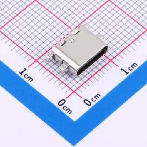 TYPE-606-1.6-T3-5A USB连接器 Type-C 母 沉板 SMD
