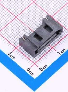 XUTS-0718-0720 线对板针座 SATA 7P直插带窗 插件,P=1.27mm