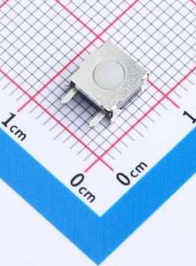 TP14613235 轻触开关 6.2X6.2X3.5H 320克力 侧插 白色硅胶按钮 D