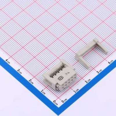 09185106813 IDC刺破式连接器(牛角/简牛) 2.54mm 排数:2