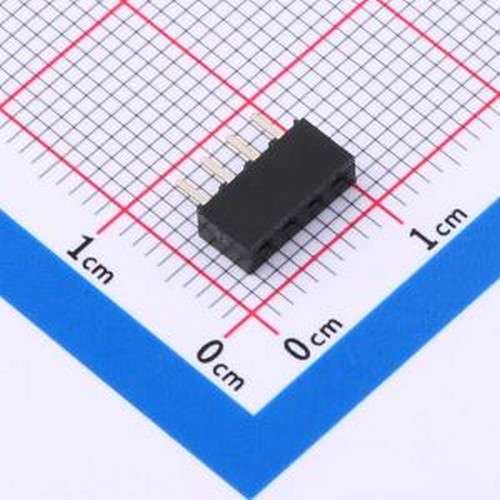 CSFA101-0402A001B1AC 排母 间距:2mm 1x4P 直插 插件,P=2mm